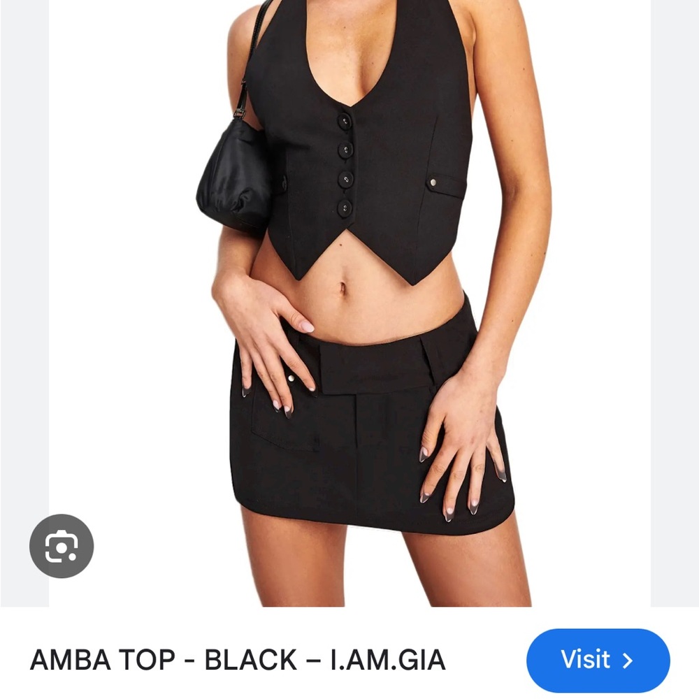 I am Gia Amba vest top